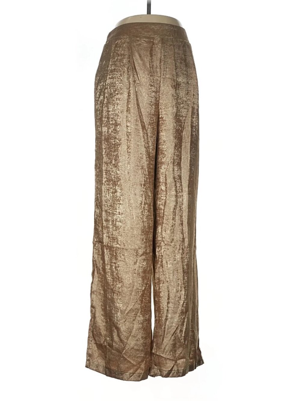 ✨ Gold Metallic Palazzo Pants | Boho Wide Leg Glam ✨